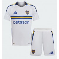 Camiseta Boca Juniors Segunda Equipación Replica 2024-25 para niños mangas cortas (+ Pantalones cortos)